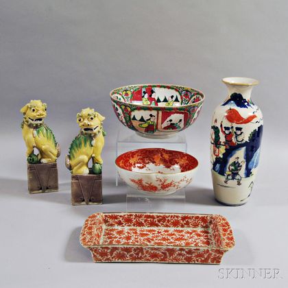 Six Pieces of Asian Ceramics