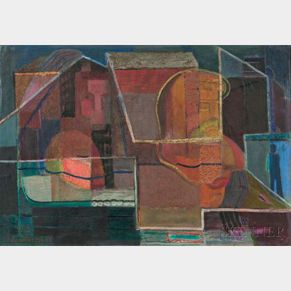 Pleasant Ray McIntosh (American, 1897-1985) Metropolitan Abstraction