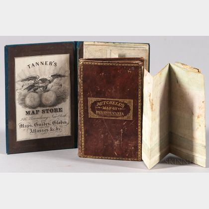 Pennsylvania, Two Folding Pocket Maps, 1835 and 1842.