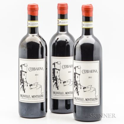 Cerbaiona Brunello di Montalcino 2011, 3 bottles 