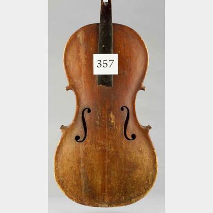 American Bass Viol, 19th Century