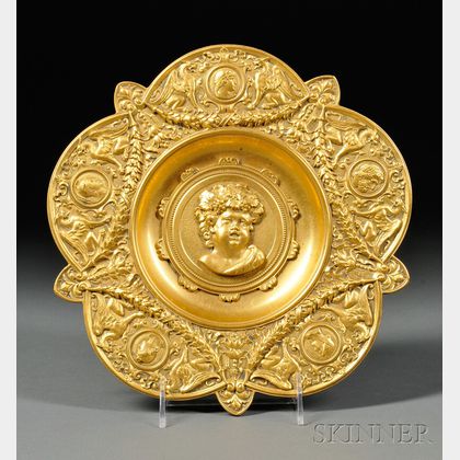 Neoclassical Gilt-bronze Charger