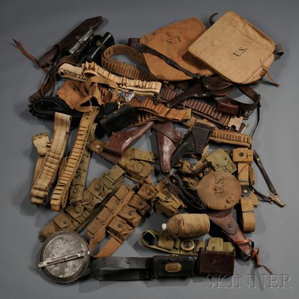 Large Group of Spanish American War-era Equipment