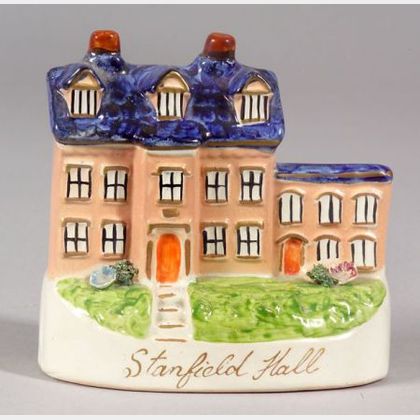 Staffordshire Pottery Model of Stanfield Hall