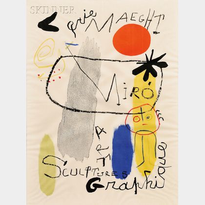 Joan Miró (Spanish, 1893-1983) Galerie Maeght Miró Sculptures Art Graphique