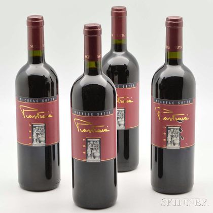 Michele Satta Piastraia 1997, 4 bottles 