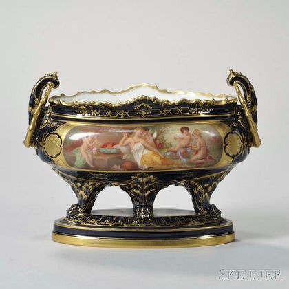 Vienna Porcelain Footed Bowl