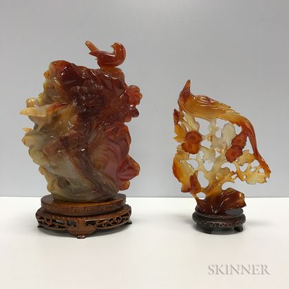 Two Agate Carvings