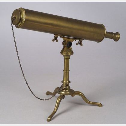 Brass 2 3/4-inch Reflecting Telescope