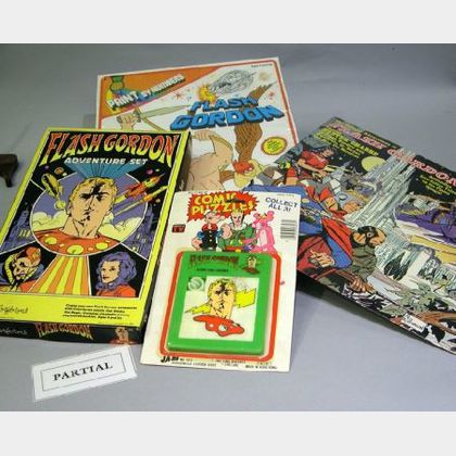 Large Lot of Toys and Games Related to Flash Gordon