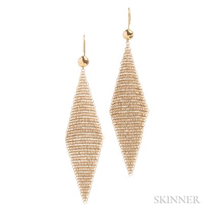 18kt Gold Earrings, Elsa Peretti for Tiffany & Co.