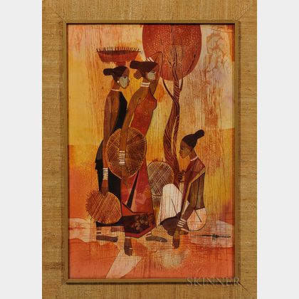 Seah Kim Joo (b. 1939),Batik Painting