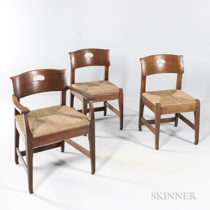 Three Richard Riemerschmid (1868-1957) Chairs 