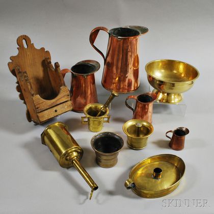 Group of Brass and Copper Items