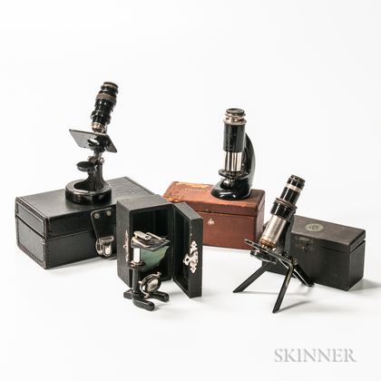 Four Field or Traveling Microscopes
