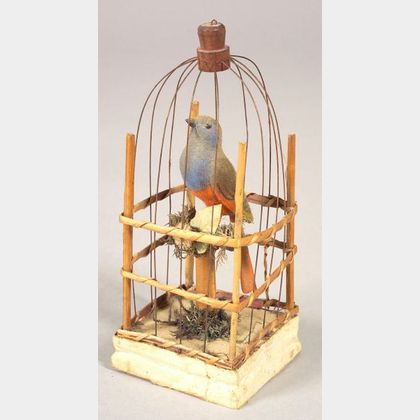 Caged Bird Squeak Toy