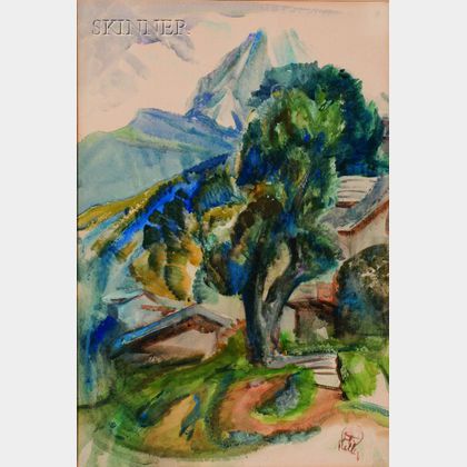 Henry George Keller (American, 1869-1949) The Matterhorn, Tyrol