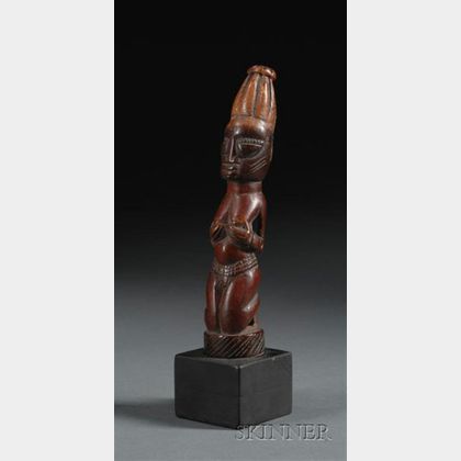 African Carved Ivory Divination Figure