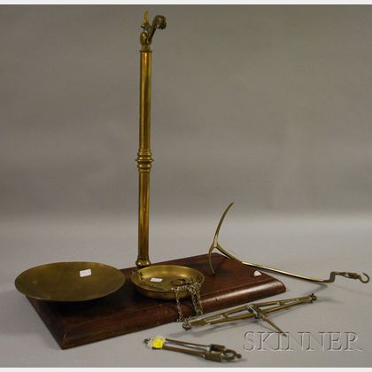 Brass and Mahogany Scale