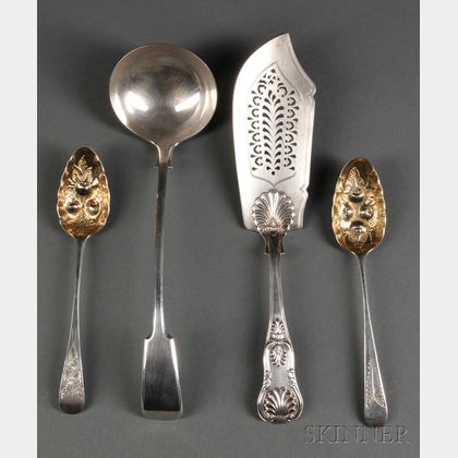 Four English Silver Items