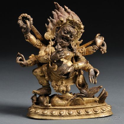 Gilt-bronze Figure of Mahakala