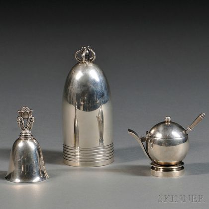 Three Georg Jensen Sterling Silver Items