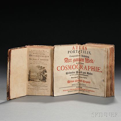 Gregorii, Johann Gottfried (1685-1770) Atlas Portatilis, oder Compendieuse Vorstellung Der Gantzen Welt: in einer kleinen Cosmographie.