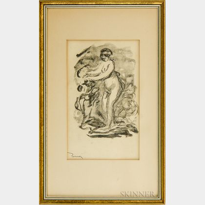 Pierre-Auguste Renoir (French, 1841-1919) Femme au cep de vigne 1re variante