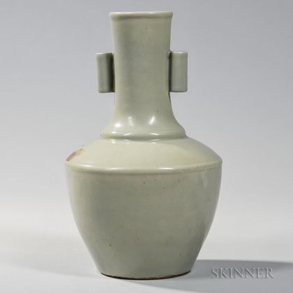 Celadon Vase with Tubular Ears