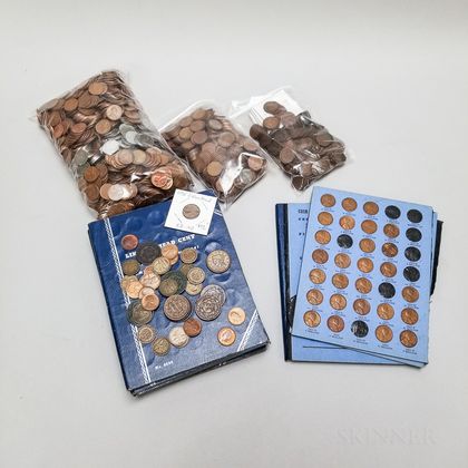 Large Group of Cents and Nickels