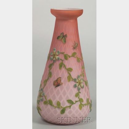Thomas Webb & Sons Art Glass Vase