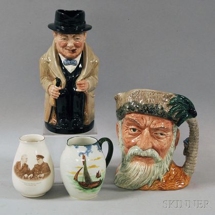 Four English Pottery Jugs
