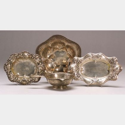 Four Sterling Silver Bowls