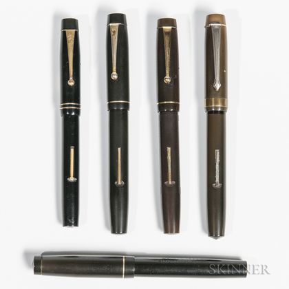 Five English Fountain Pens