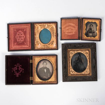 Four 19th Century Photographic Items