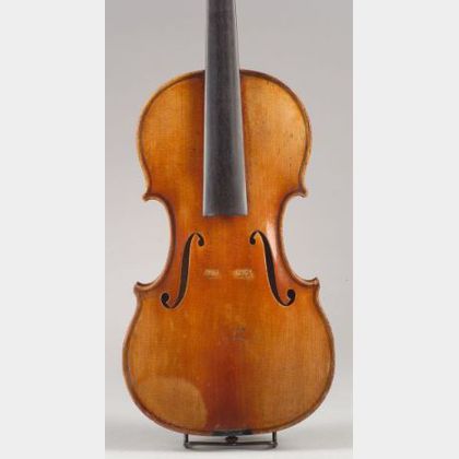 Violin, c. 1880, possibly Calvin Baker