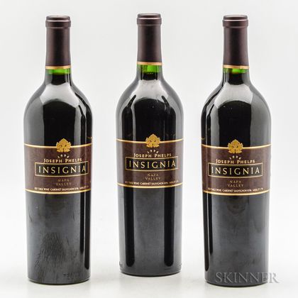 Joseph Phelps Insignia 1996, 3 bottles 