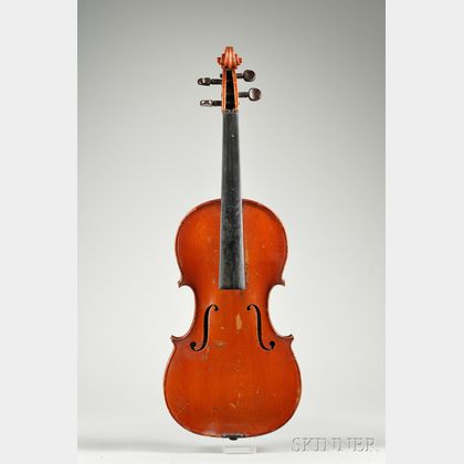French Violin, Rene Morizot, Mirecourt, c. 1945