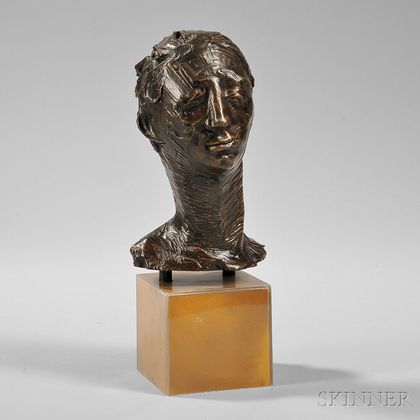 Kahlil Gibran (American, 1922-2008) Head of a Man