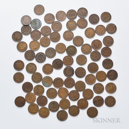 Approximately Seventy-five Indian Head Cents