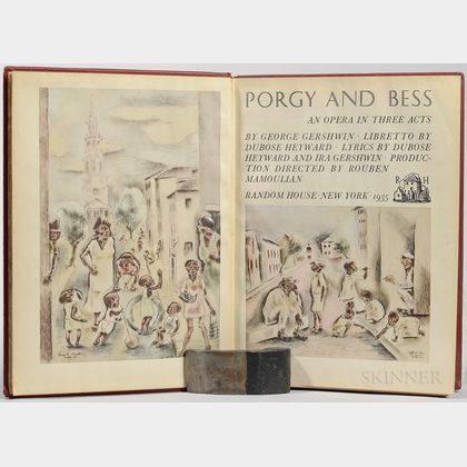 Gershwin, George (1898-1937) Porgy and Bess, an Opera in Three Acts, Signed Limited Edition Copy.