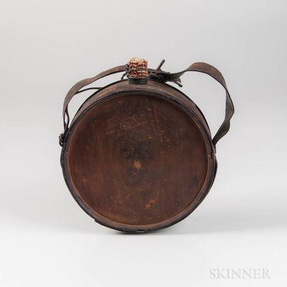 Confederate Gardner Pattern Canteen Captured by Charles Hudson, 28th Wisconsin Volunteer Infantry