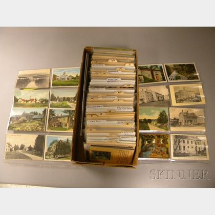 Approximately 600 Early 20th Century New Hampshire Postcards and Thirty Assorted Shaker Communities Postcards