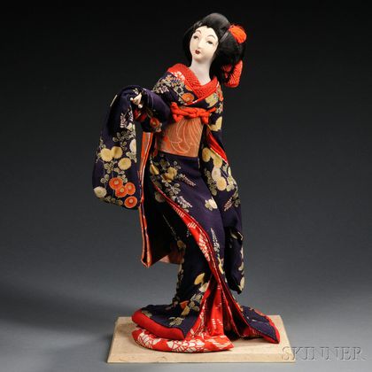 Japanese Costume Doll, Geisha or Bijin