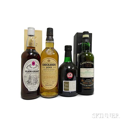 Mixed Single Malt Scotch, 1 700ml bottle3 750ml bottles 