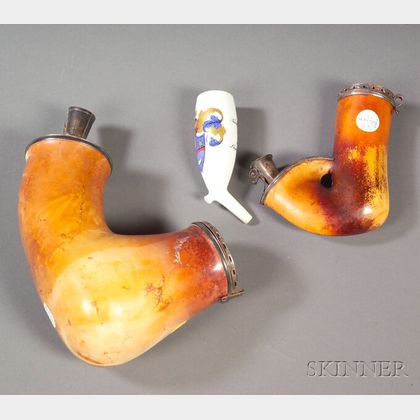 Group of Three Pipes