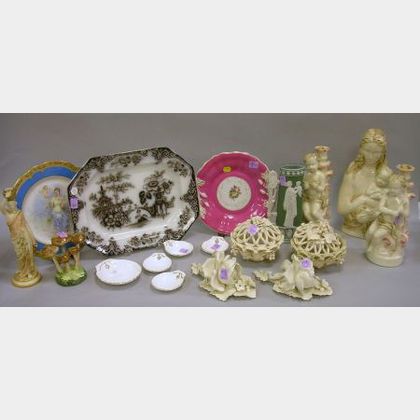 Group of Assorted Decorative and Collectible Ceramic Table Items