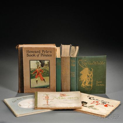 Rackham, Arthur, Illustrator (1867-1939) Three Volumes, and Four Other Children's Books.