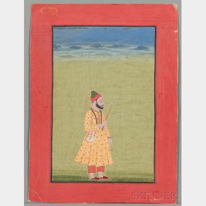 Miniature Portrait of a Mughal Ruler