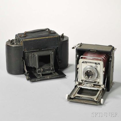Century Graphic and Graflex 1A Cameras